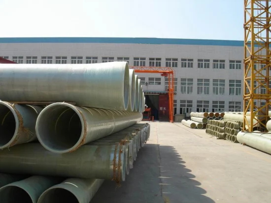 FRP GFK Gre Fiberglasrohr China Factory vergrabenes korrosionsbeständiges Rohr