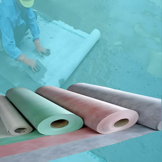 300 g 400 g wasserdichte Membran aus Polyethylen-Polypropylen (Polyester) für die Abdichtung von Gebäuden/Dächern/Kellern im Freien